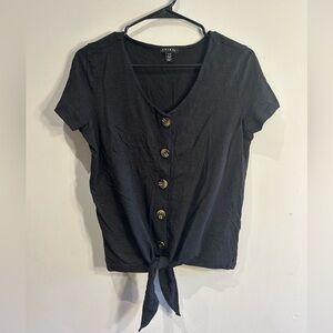 TRIBAL BLACK Top, Size M